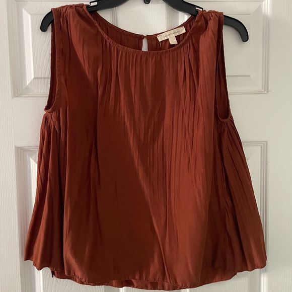 grade & gather Tops - Rust boxy tank